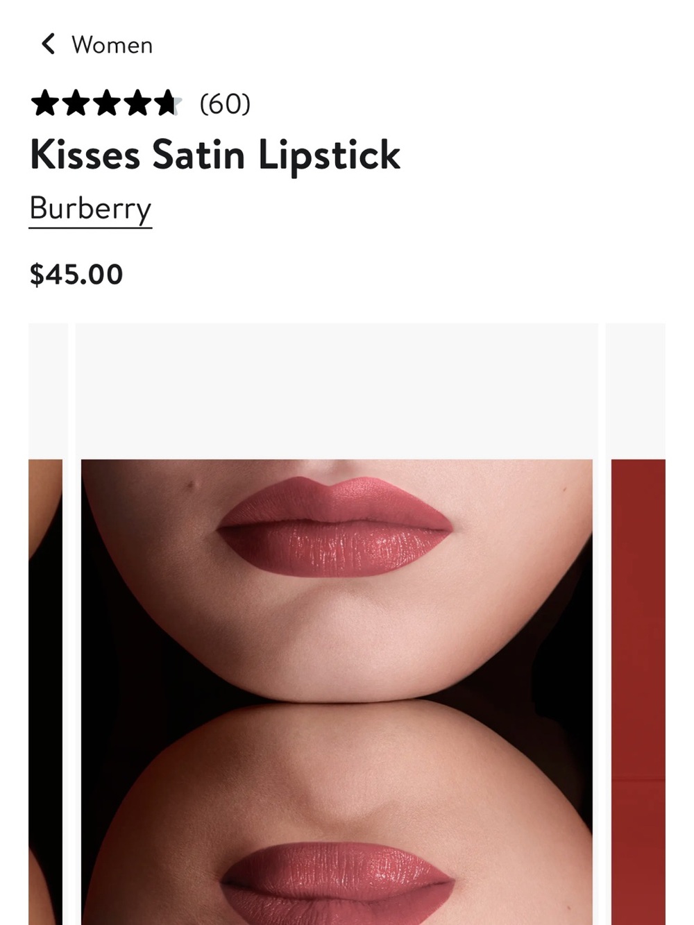 Burberry Kisses Satin lipstick in Sepia - Picture 2 of 6